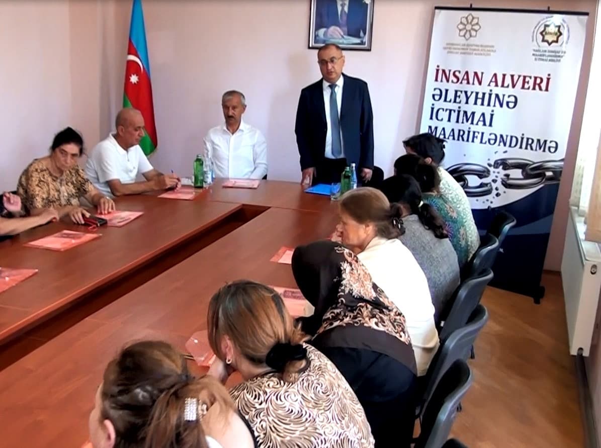 “İnsan alveri əleyhinə ictimai maarifləndirmə” layihəsi çərçivəsində növbəti tədbir Mingəçevirdə keçirilib