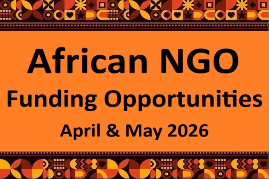 African NGO Funding Opportunities – April & May 2026