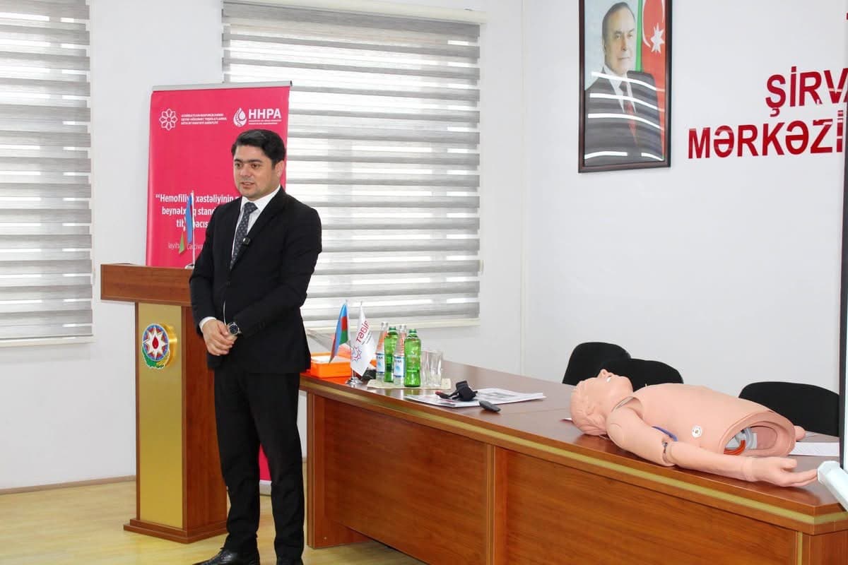 Şirvanda hemofiliya xəstəliyinə həsr olunmuş elmi-praktik seminar keçirilib