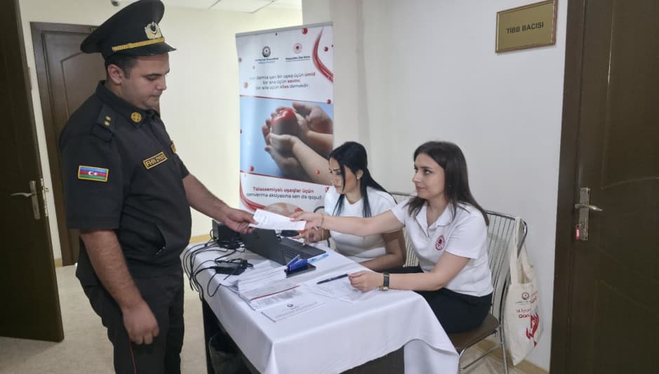 Fövqəladə Hallar Nazirliyi qanvermə aksiyası keçirib