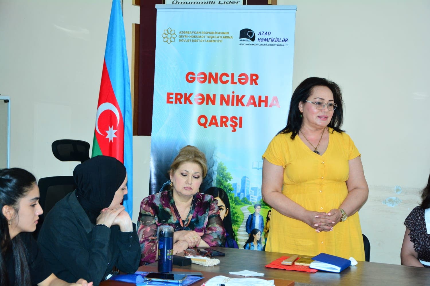 "Gənclər erkən nikaha qarşı" layihəsi çərçivəsində Göyçayda 2 günlük təlim-seminar keçirilib