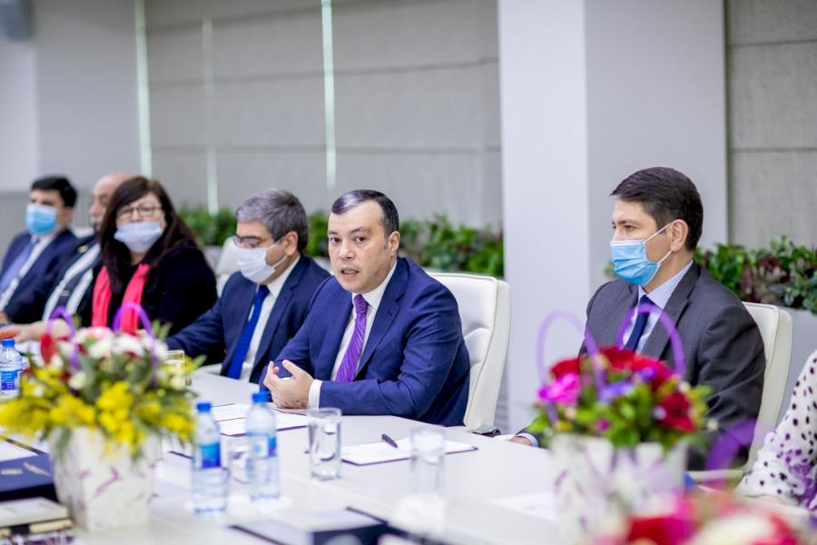 Nazir Sahil Babayev İctimai şuranın yeni tərkibdə üzvləri ilə görüşüb - FOTOLAR