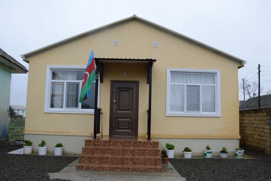 Masallıda şəhid ailəsi üçün fərdi yaşayış evi tikilib