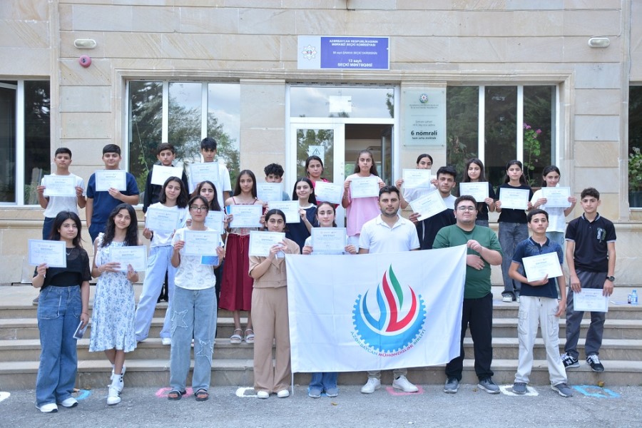 Şamaxıda gənclər üçün “İxtisasını düzgün seç – Mühəndis ol!” layihəsi davam edir - FOTOLAR