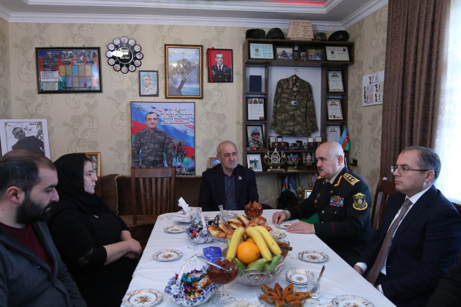 Şəhid ailələri ziyarət olunub - FOTO +VİDEO
