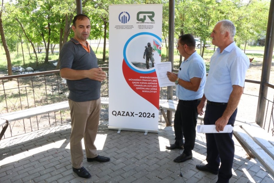 Qazaxın erməni vəhşiliyini yaşamış yeddi kəndinin əhalisi arasında geniş sorğu keçirilib - FOTOLAR