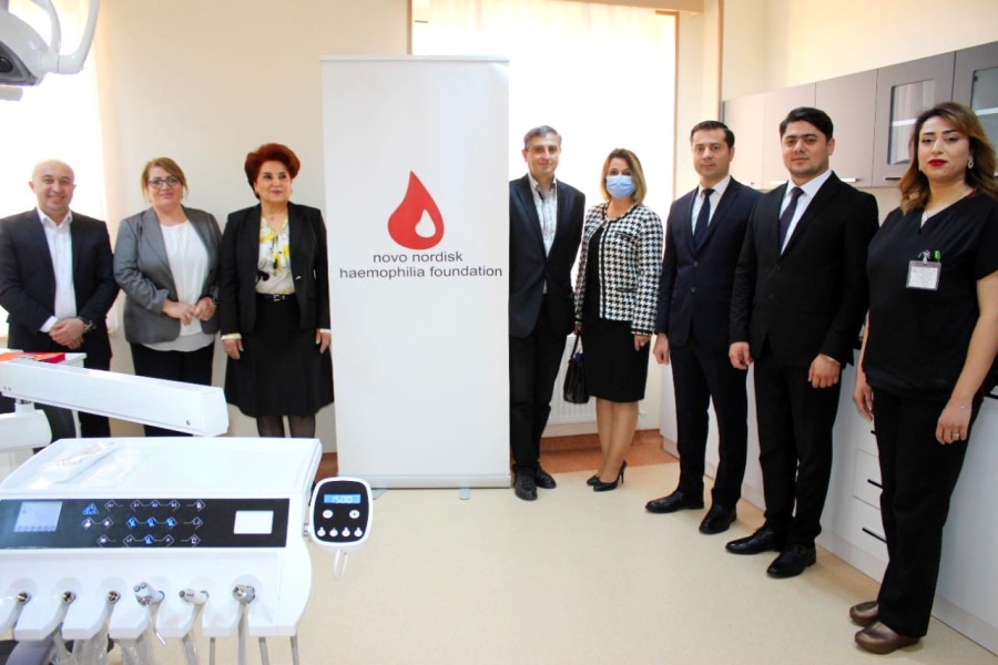 QHT Naxçıvanda hemofiliyalı pasiyentlərə xüsusi qayğı üçün müasir avadanlıqlarla stomatoloji kabineti təchizatlandırdı - FOTO