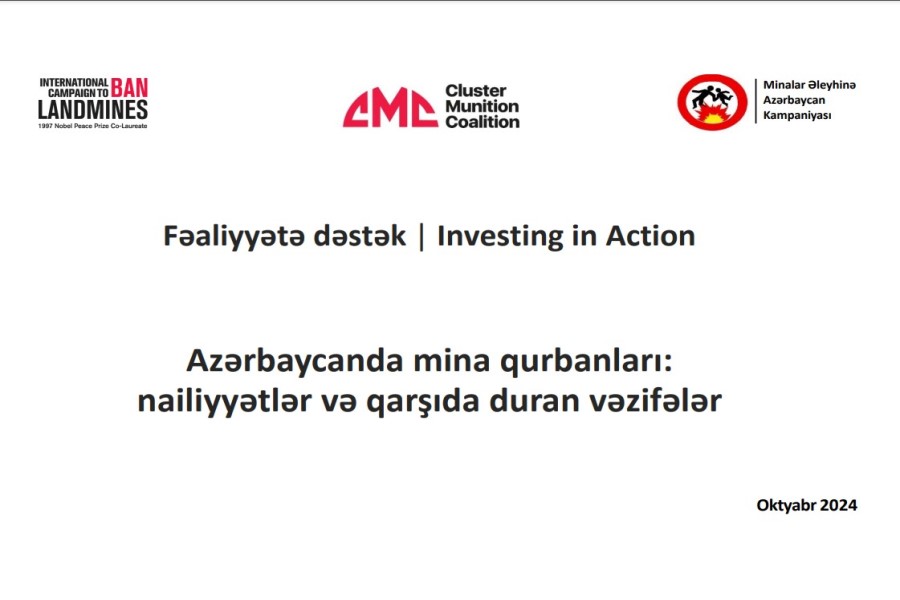 “Azərbaycanda mina qurbanları: nailiyyətlər və qarşıda duran vəzifələr” mövzusunda dəyirmi masa keçirilib