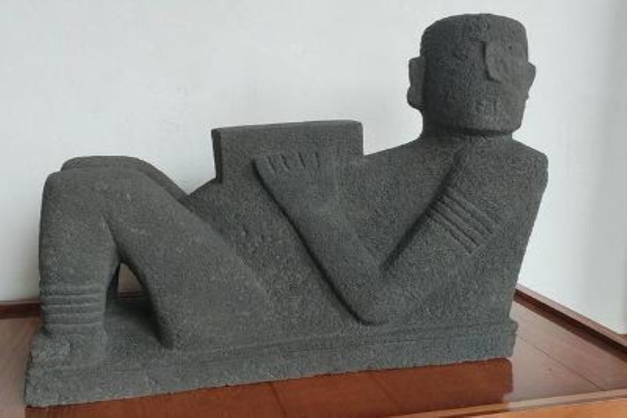 Meksikada qədim mayyalıların istifadə etdikləri vulkanik daşdan hazırlanmış heykəl aşkar edilib