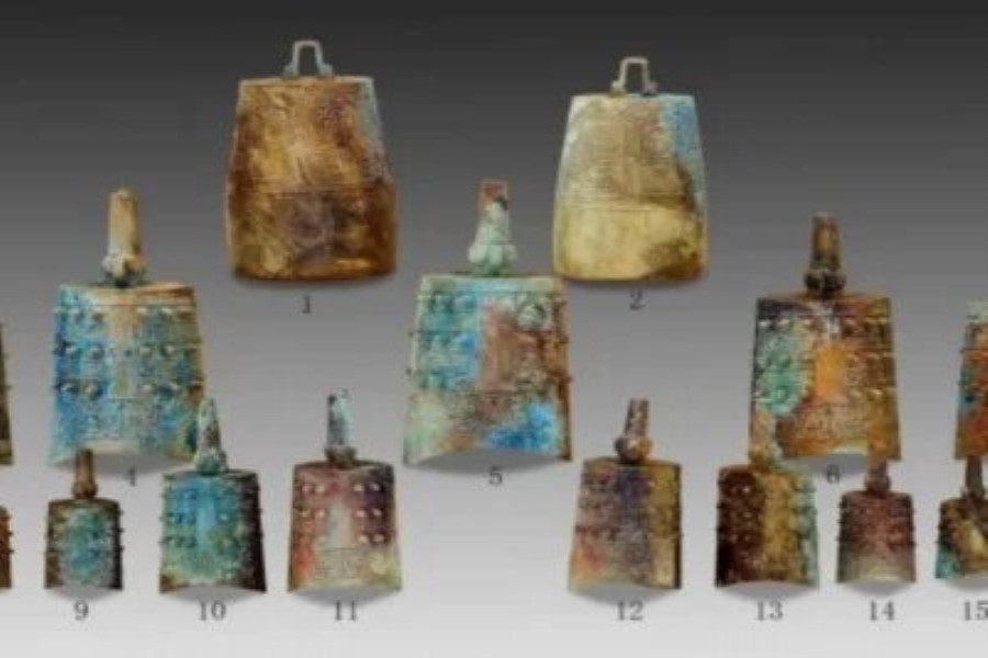 Çində qarət edilmiş qədim məzardan 15 tunc ritual zəngi tapılıb