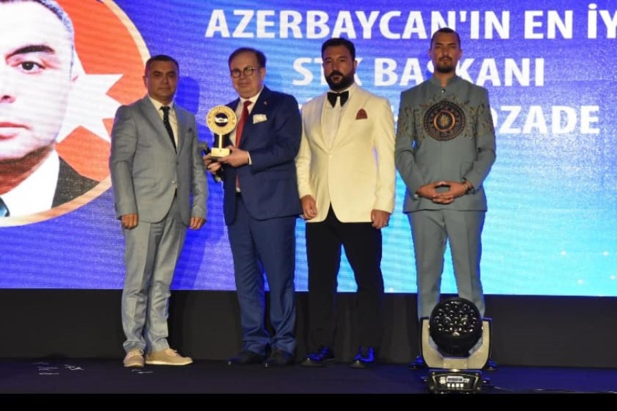 QHT sədri Türkiyədən mükafat alıb - FOTOLAR