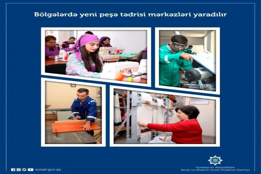Daha üç rayonda peşə tədrisi mərkəzi açılacaq