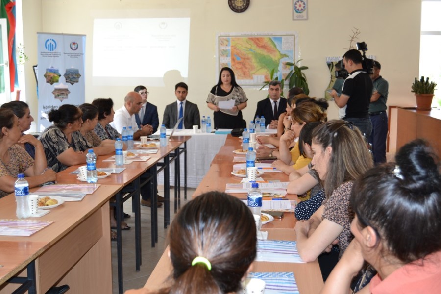 İşğaldan azad edilmiş ərazilərin sosial-iqtisadi quruculuğuna həsr olunan tədbir keçirildi - FOTOLAR