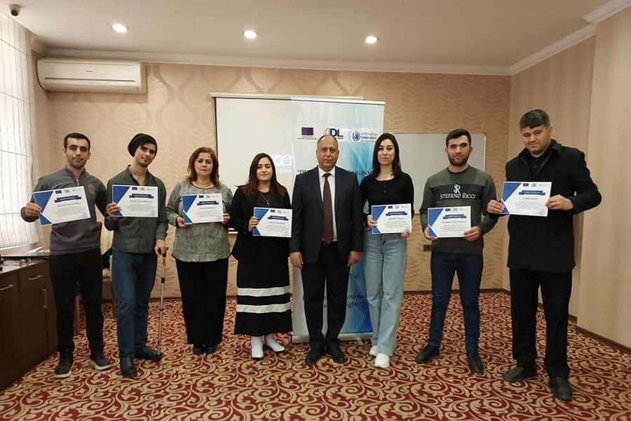 “Əlil Təşkilatları üçün Bacarıqların Artırılması” adlı təlim yekunlaşdı