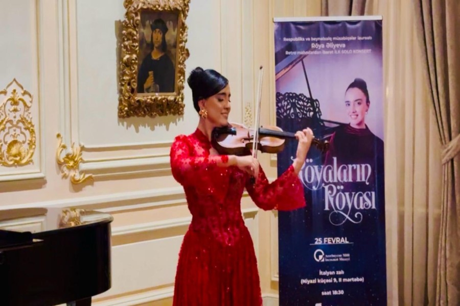 Beynəlxalq müsabiqələr laureatının ilk solo konserti: Milli İncəsənət Muzeyində klassik musiqi axşamı - FOTOLAR
