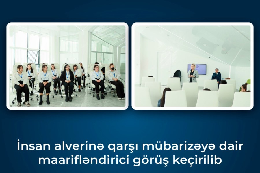 İnsan alverinə qarşı mübarizəyə dair maarifləndirici tədbir keçirilib
