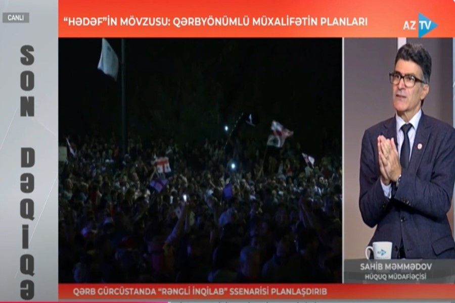 Qərb Gürcüstanda "Rəngli inqilab" ssenarisi planlaşdırır/ VİDEO