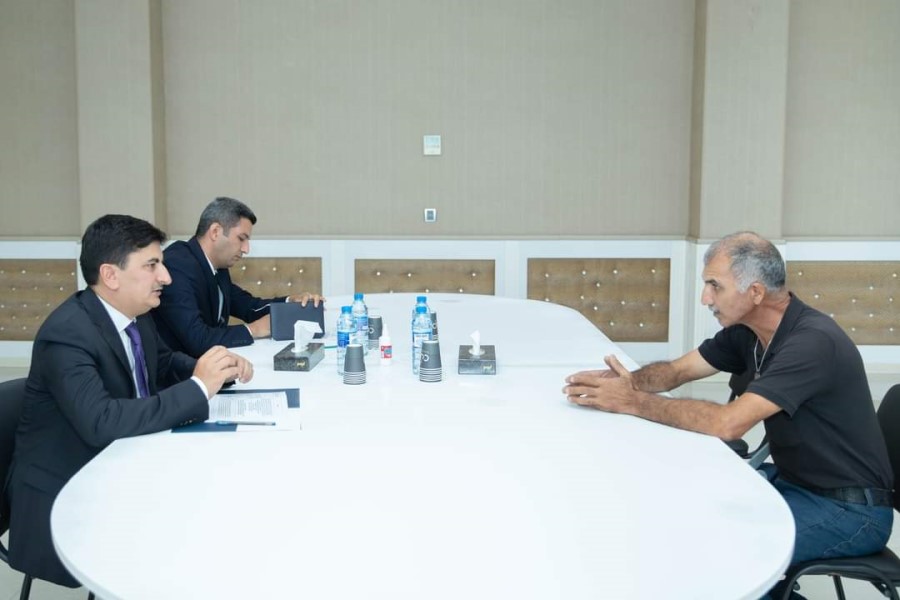 Sosial Xidmətlər Agentliyinin sədri Vüqar Behbudovun Göyçayda vətəndaş qəbulu olub