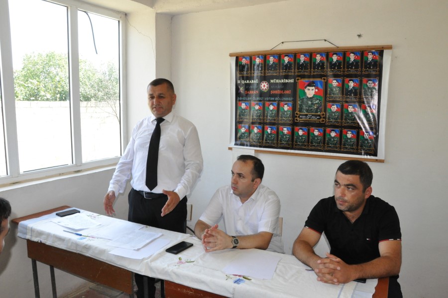 Şabran rayonunda layihə çərçivəsində ilk tədbir Daşlıyataq kəndində keçirilib