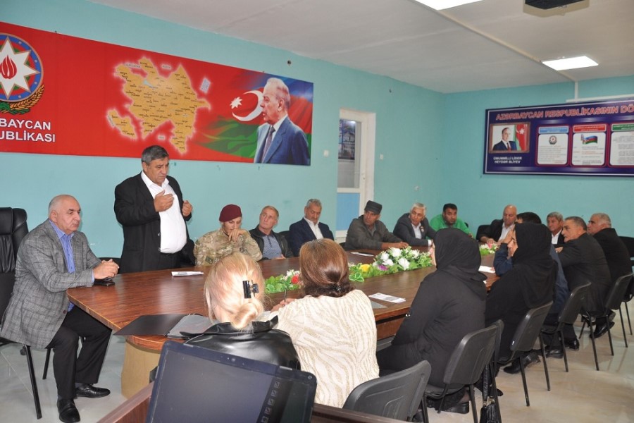 Beyləqan rayonunda layihənin icrasınının yekununa dair seminar keçirilib - FOTOLAR