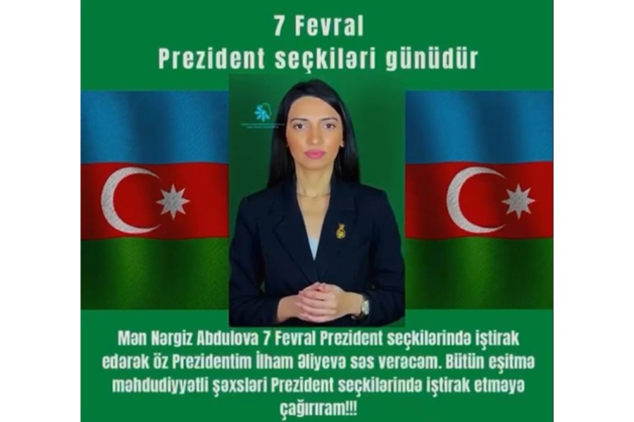 Nərgiz Abdulova eşitmə və nitq məhdudiyyətli şəxsləri seçkilərdə fəal iştiraka dəvət edib - VİDEO