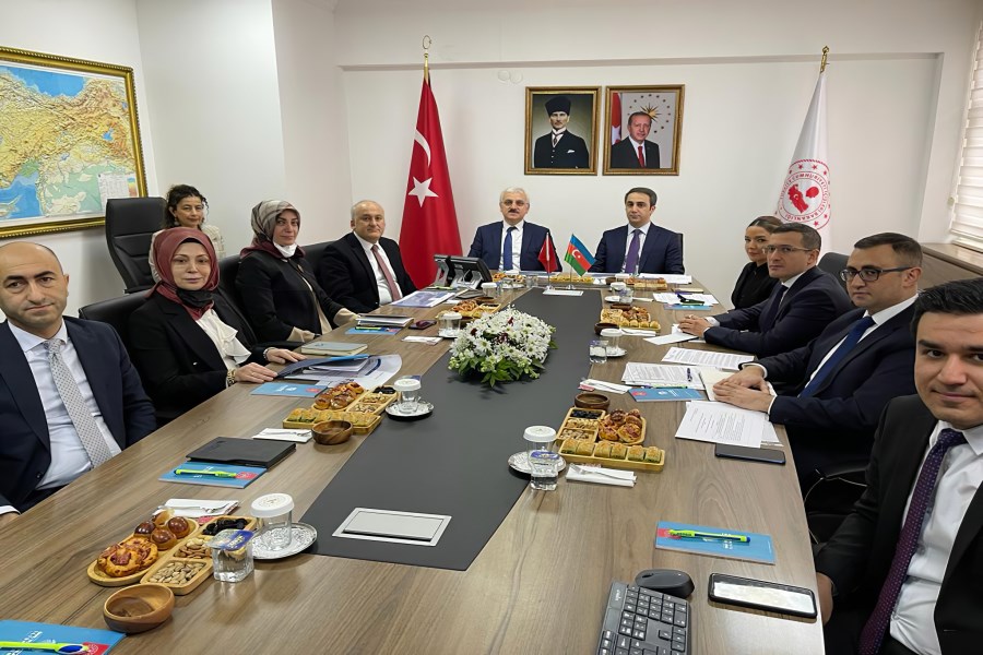 QHT Agentliyinin rəhbərliyi Vətəndaş Cəmiyyəti ilə əlaqələr Baş İdarədə olublar - FOTOLAR