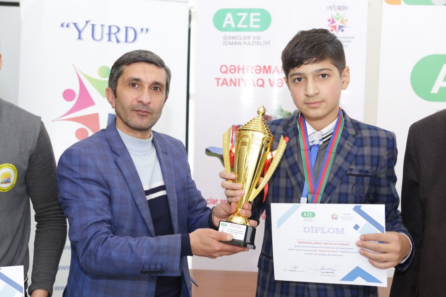 Siyəzən rayonunda gənclər arasında “Zəfər günü”nə həsr olunmuş bilik yarışı keçirilib - FOTO