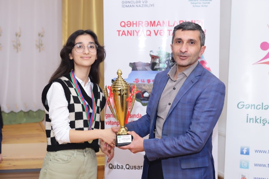 Xaçmaz rayonunda gənclər arasında Vətən müharibəsinə həsr olunmuş intellekt turniri keçirilib