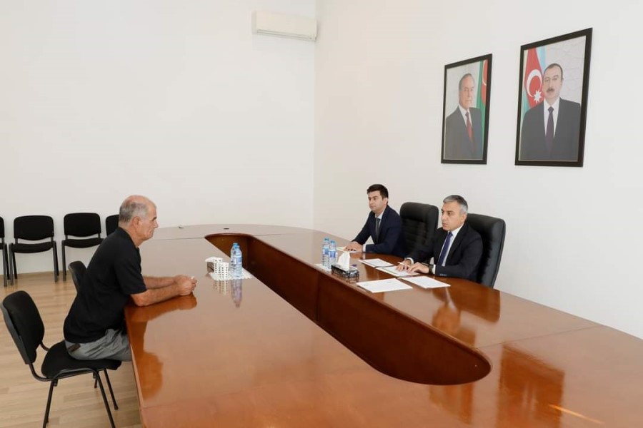 Nazir müavini Vüsal Nəsirli Şabran rayonunda vətəndaşları qəbul edib