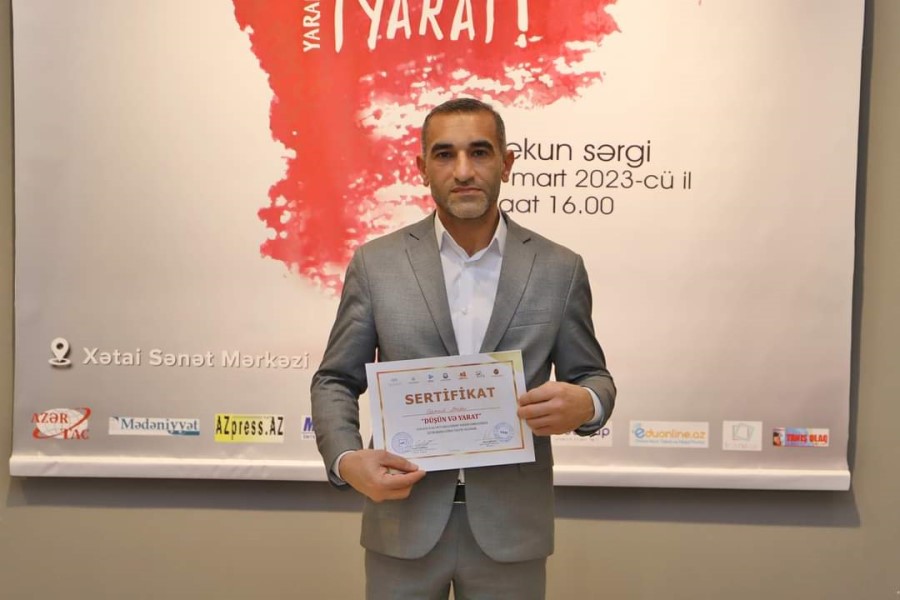 Masallılı rəssamın əsəri mükafata layiq görülüb