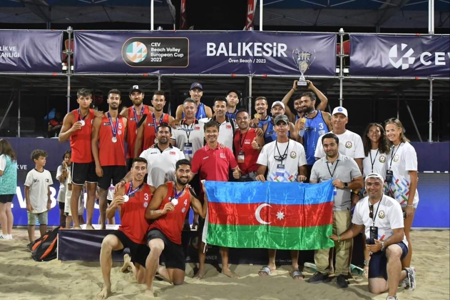 Çimərlik voleybolu üzrə Avropa kuboku keçirilib
