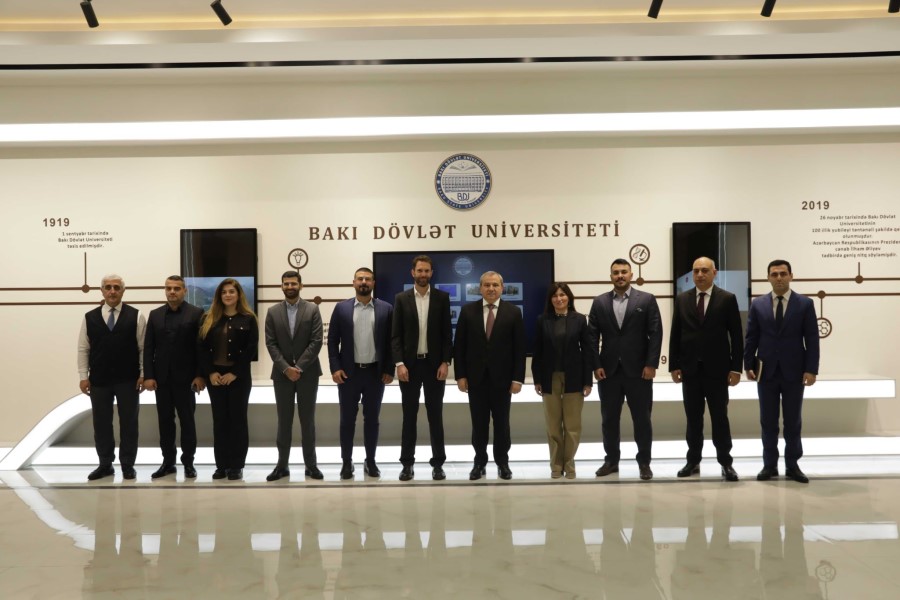 “Anthology” şirkətinin nümayəndə heyəti BDU-da olub - FOTOLAR