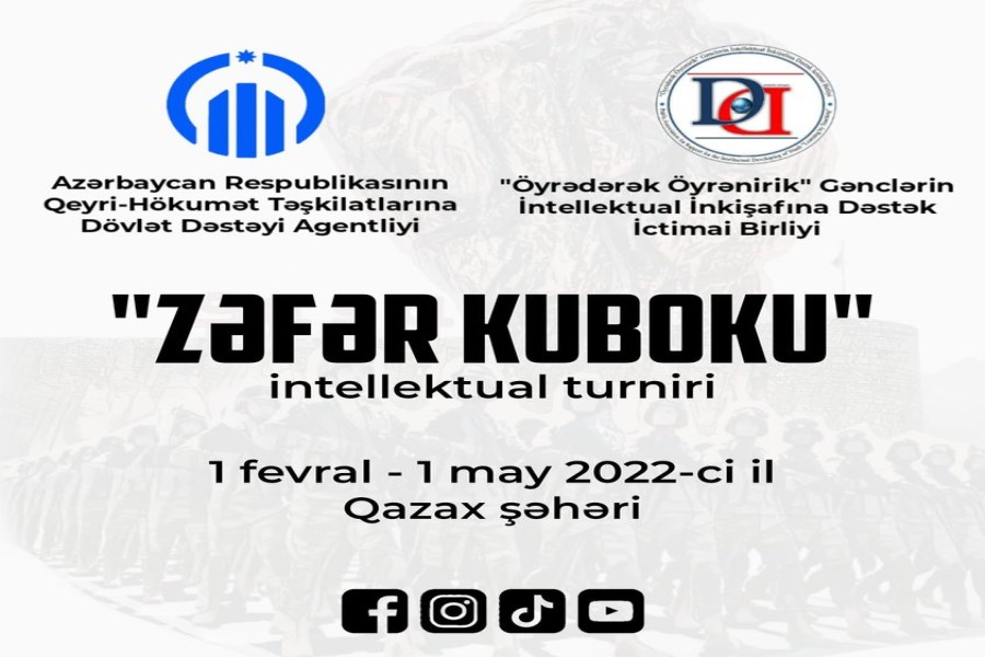 "Zəfər kuboku" intellektual turniri adlı layihənin icrasına start verilib