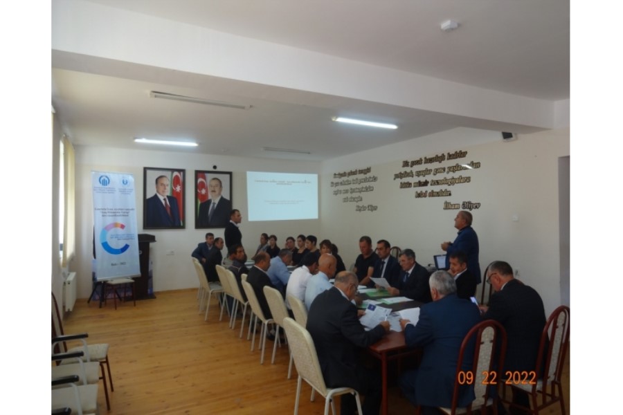 QHT Agentliyinin dəstəyilə regionlarda maarifləndirmə işi davam etdirilib