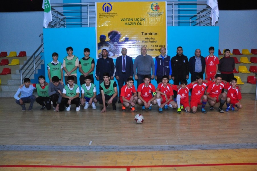 Mini futbol üzrə Qazax rayon turnirinə start verilib - FOTOLAR