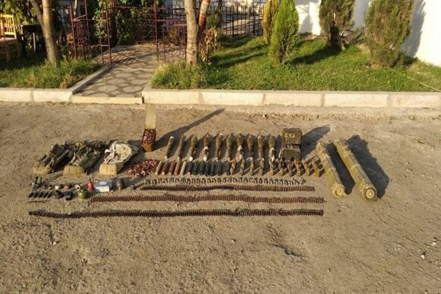 Xankəndidə 17 avtomat, 11 qumbara tapıldı