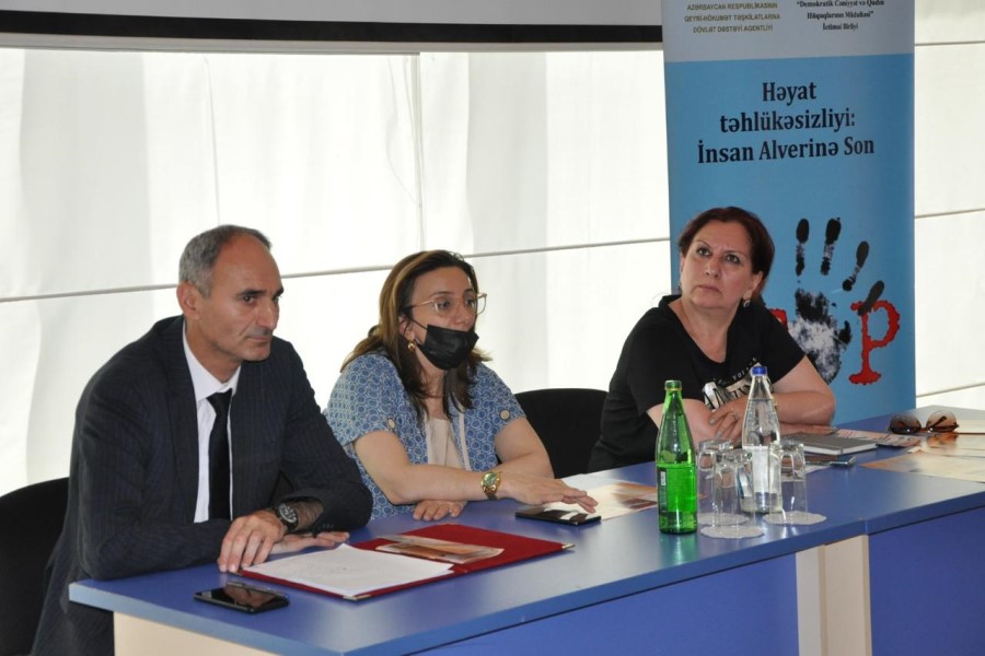 Şabranda “Həyatların təhlükəsizliyi: İnsan Alverinə Son” layihəsi çərçivəsində tədbir keçirildi - FOTOLAR