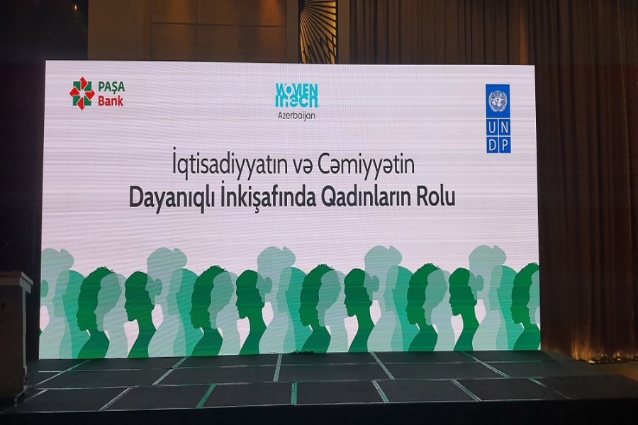 “Dayanıqlı inkişafda qadınların rolu” adlı beynəlxalq konfrans keçirilib - FOTOLAR