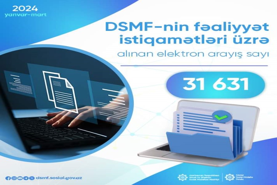 31 631 elektron arayış alınıb