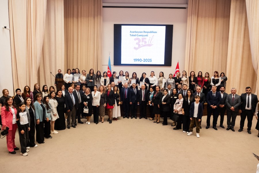 Azərbaycan Respublikası Təhsil Cəmiyyətinin 35 illik yubiley tədbiri keçirilib - FOTOLAR