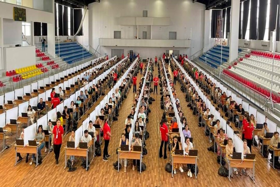 Tərbiyəçi-müəllimlərin işə qəbulu üzrə test imtahanı keçirilib