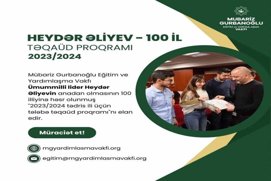 Mübariz Mənsimov növbəti dəfə 100 azərbaycanlı tələbəyə təqaüd verəcək