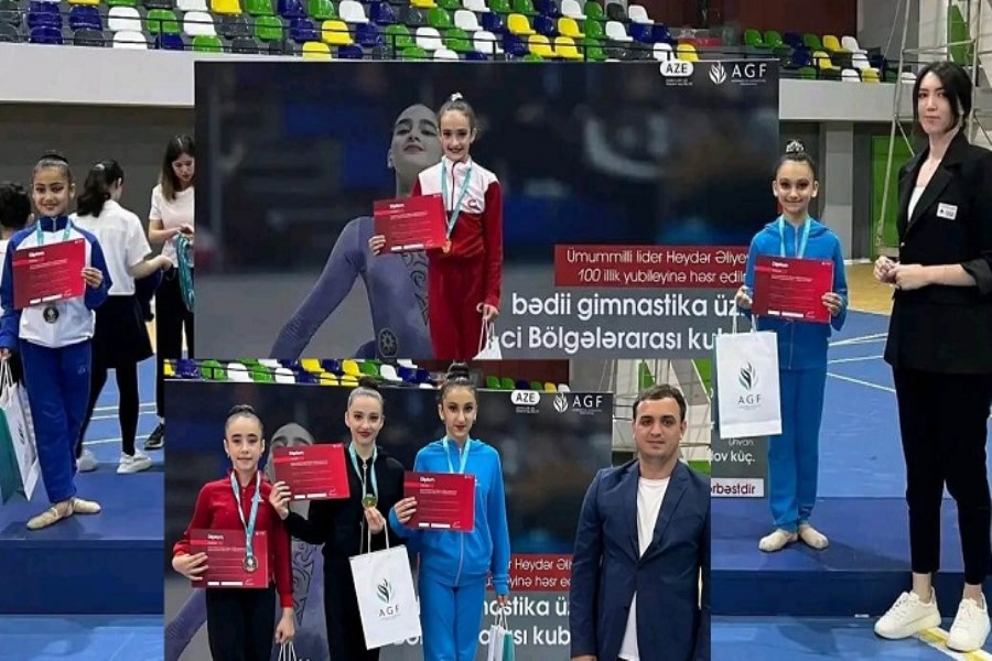 Masallı gimnastları Bölgələrarası kubok yarışının mükafatçılarıdır