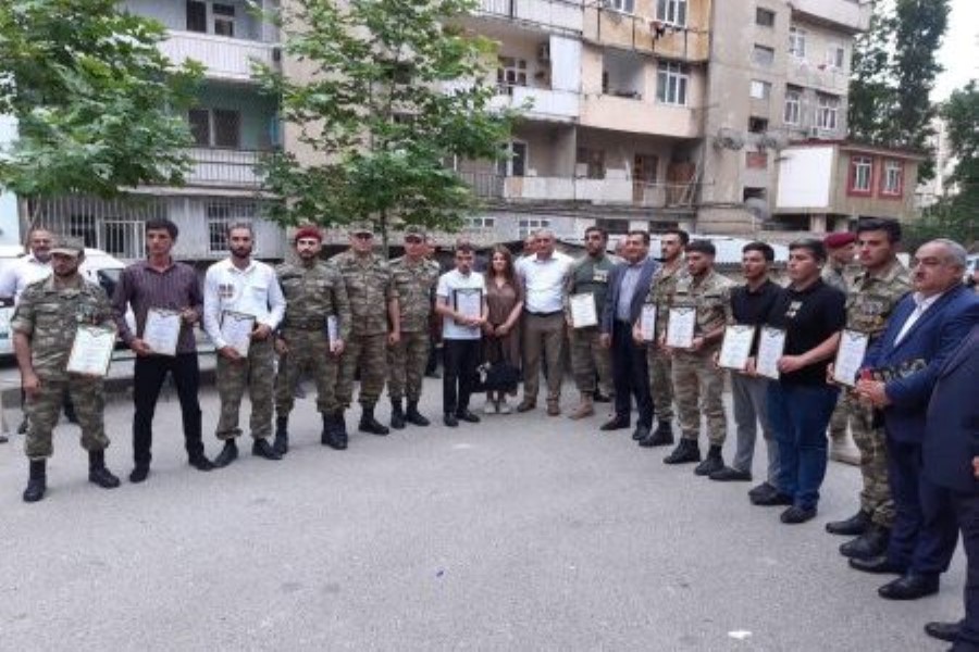 Zəfər tarixinin qəhramanları ilə möhtəşəm görüş - FOTOLAR