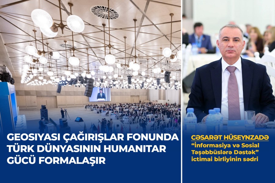 Geosiyasi çağırışlar fonunda Türk dünyasının humanitar gücü formalaşır - QHT sədri yazır