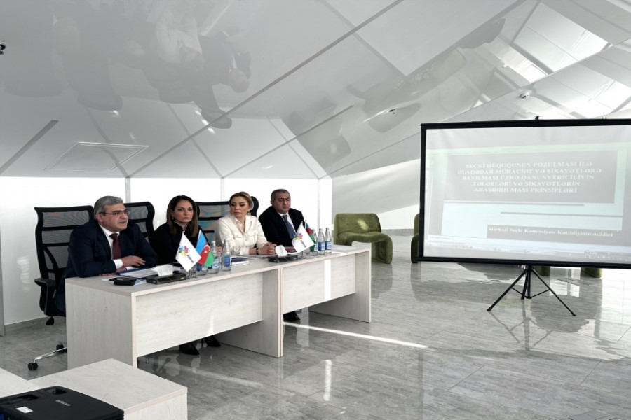 MSK Sumqayıtda seçki hüququ ilə bağlı müraciətlərə baxılmasına həsr edilən ilk regional seminar keçirib