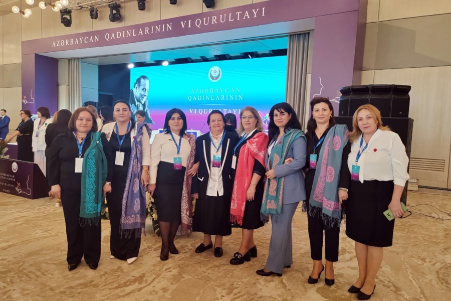 Bölgələrdə fəaliyyət göstərən Qadın Resurs Mərkəzlərinin nümayəndələri Qadınların VI Qurultayında iştirak edib