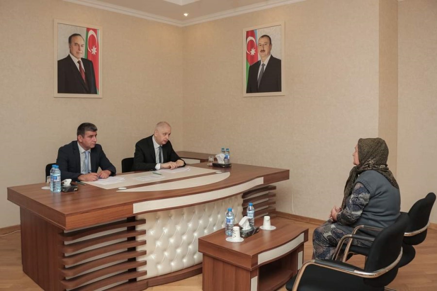 Nazir müavini Hidayət Abdullayev Qəbələ rayonunda vətəndaşları qəbul edib