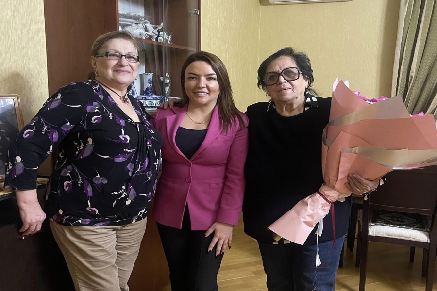 QHT Agentliyinin rəhbərliyi Novella Cəfəroğlunu Beynəlxalq Qadınlar Günü münasibətilə təbrik edib - FOTO