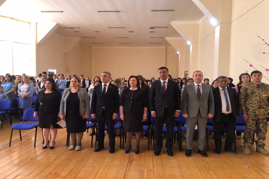Füzulidə Ulu Öndər Heydər Əliyevə həsr olunmuş tədbir keçirilib - FOTOLAR